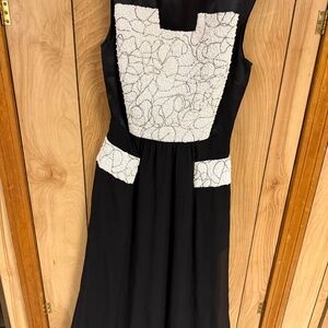 Sally LaPointe Long Silk Gown Dress 6